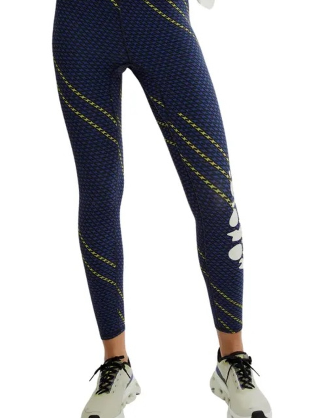 FP Movement by Free People Navy and Black Houndstooth Leggings